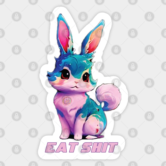 Eat Shit Sticker by Trendsdk